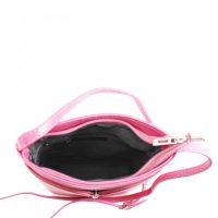 Small Cross Body Leather Bag Handbag Light Pink
