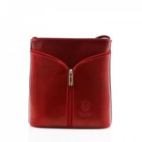 Small Cross Body Leather Bag Handbag Red
